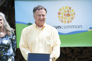 Hardwick Town Manager Jon Jewett celebrates SunCommon's arrival into the Northeast Kingdom saying the added solar options are beneficial to both homeowners and businesses alike.