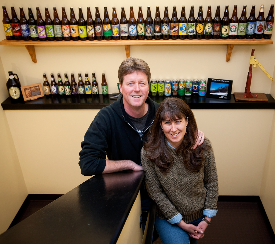 Owners of a proud solar brewery