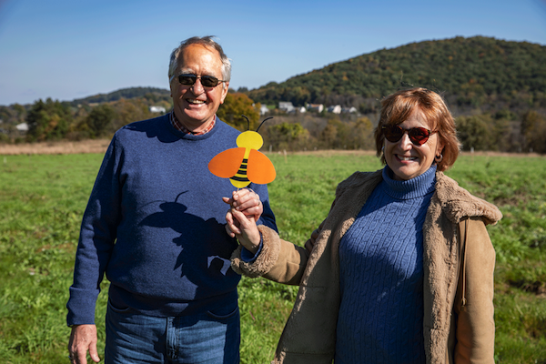 Chuck & Viviana, The first Citizens Foundation CSA Members