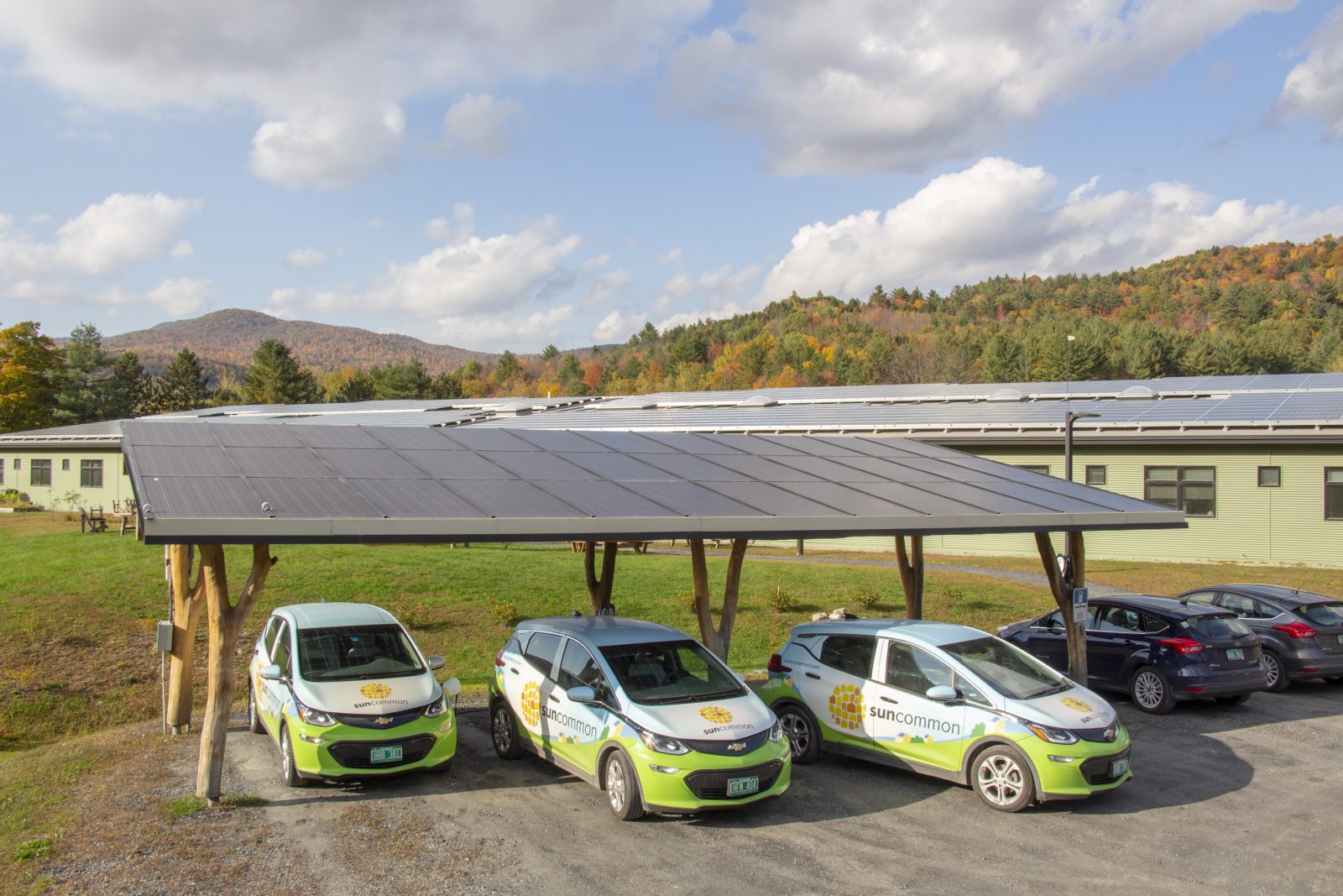 Chevy Bolt Under Solar Canopy