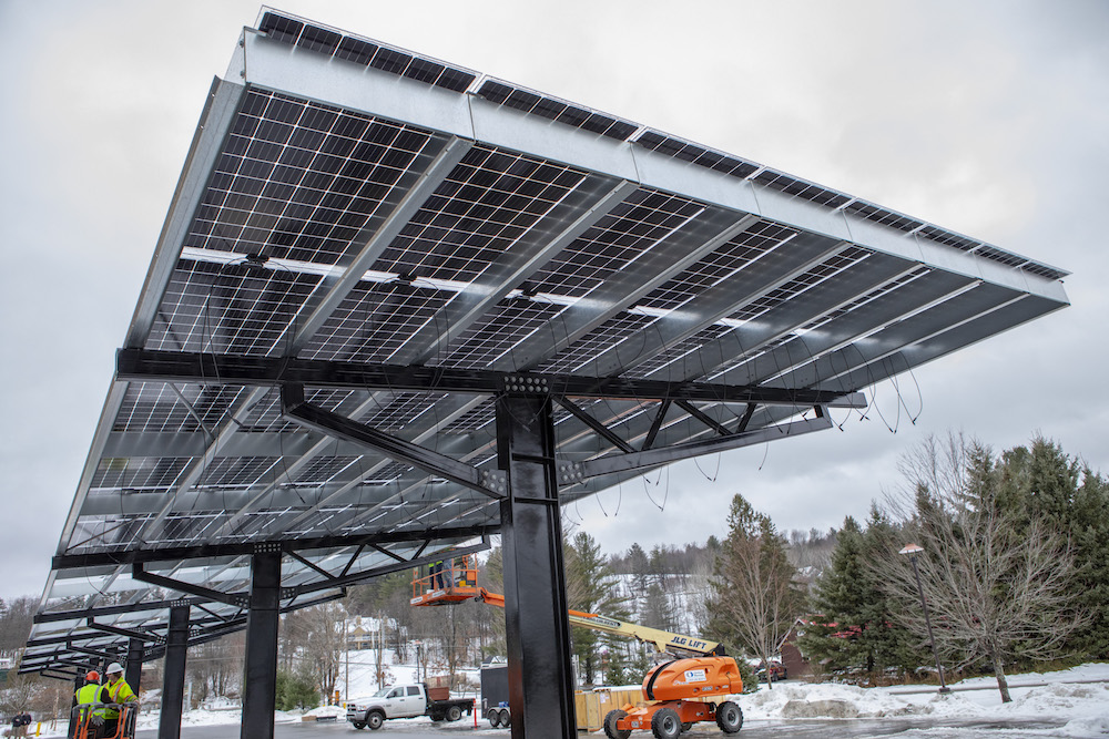 Canopy Solar Installation at the Alchemist Brewery