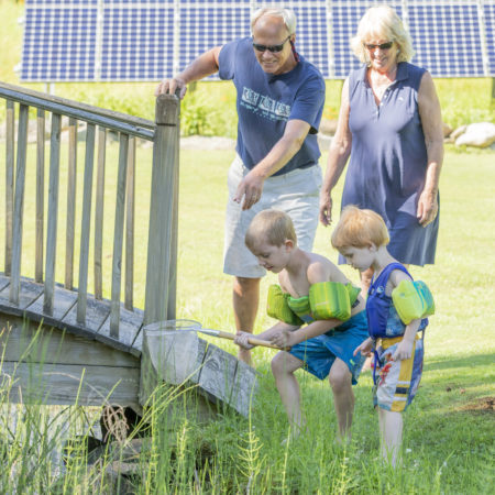 Richmond Residents Ground Mount Solar Panels