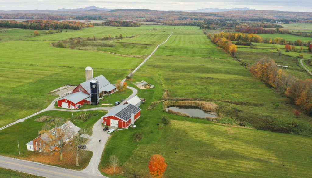 organic valley co-op choiniere dairy farm in vermont