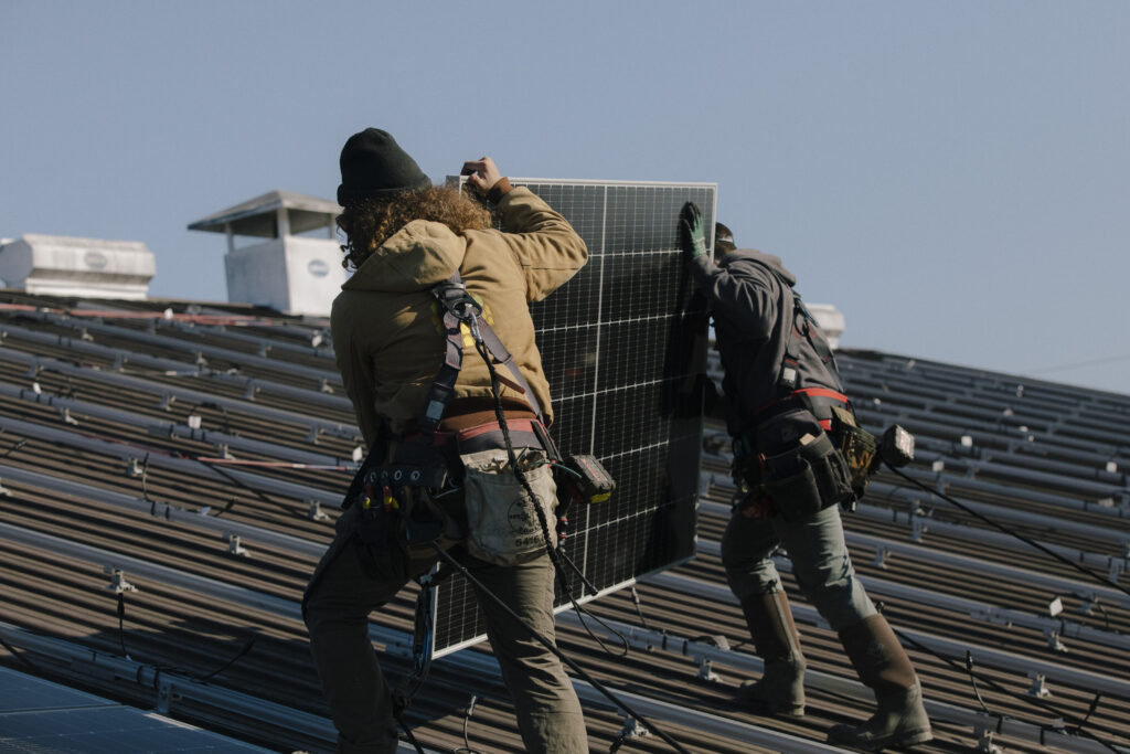 Suncommon Solar installation at Machia Dairy Farm Vermont